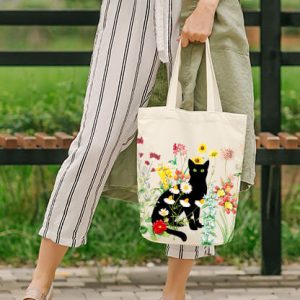 black-cat-tote-bag