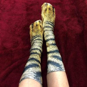 long-cat-print-socks