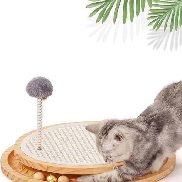 LMUGOOS Interactive Cat Scratcher: A Multi-Functional Toy for Active Cats