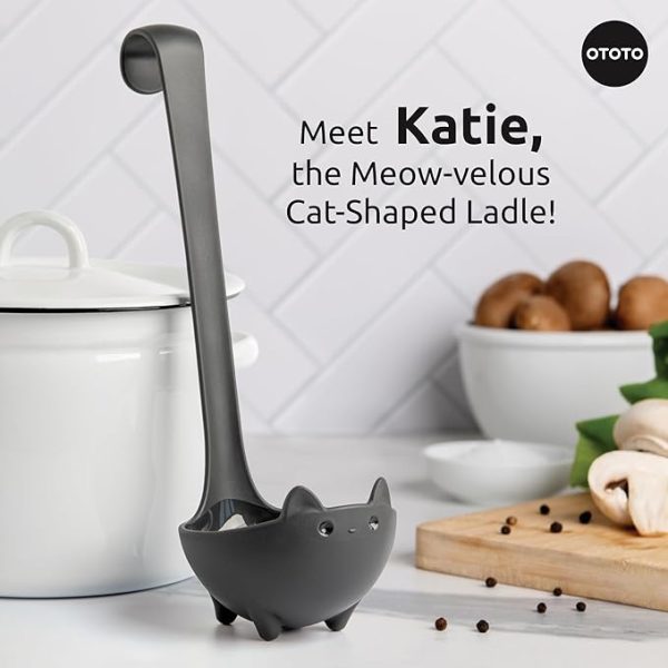 Katie Cat Soup Ladle: Charm & Functionality in Every Scoop