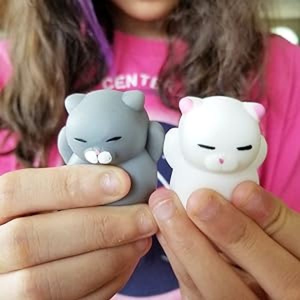 Nutty Toys Squishy Cat Set - Ultimate Stress Relief & Fun Kawaii Silicone Kitties for All Ages